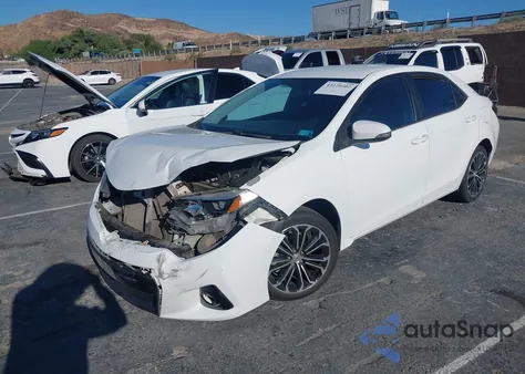 2015 Toyota Corolla L/Le/Le Pls/Prm/S/S Pls from USA, damaged, VIN 5YFBURHEXFP346492
